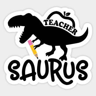 Teacher, Saurus, Roaring Dinosaur, Teacher’s Gift Sticker